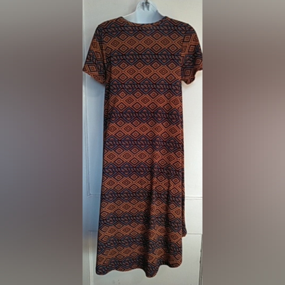 🛍️ BUNDLE ONLY 🛍️LULAROE LADIES MULTICOLORED GEO PRINT DRESS - Picture 4 of 6